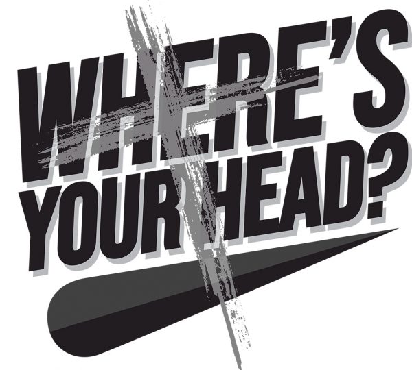 where's your head logo with a christian cross overlayed